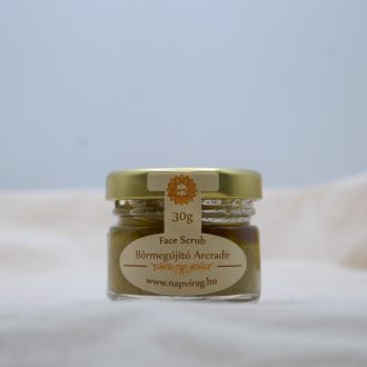 Bőrmegújító arcradír - menta és citromfű