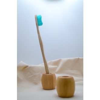 Bambusz fogkefe tartó
