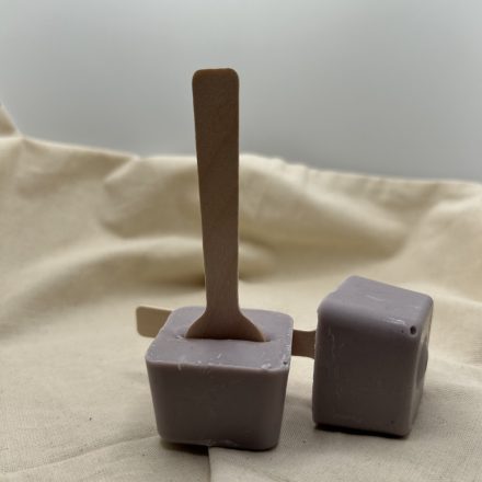 Forró csokoládé kocka - levendulás fehércsoki