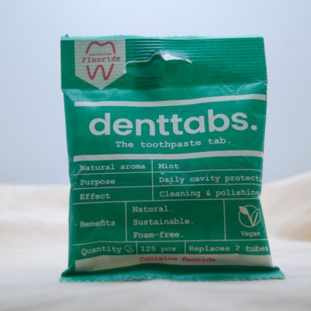 Denttabs fogtisztító tabletta fluoriddal