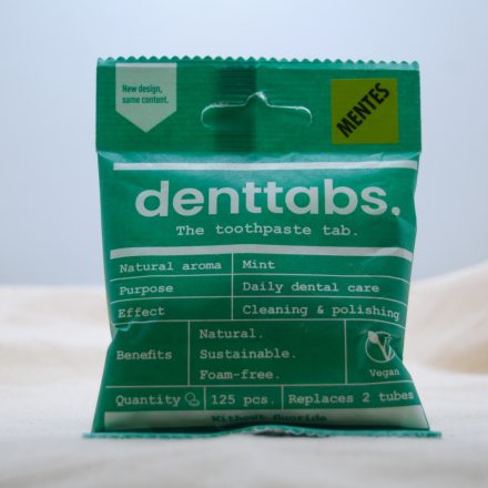 Denttabs fogtisztító tabletta fluoridmentes